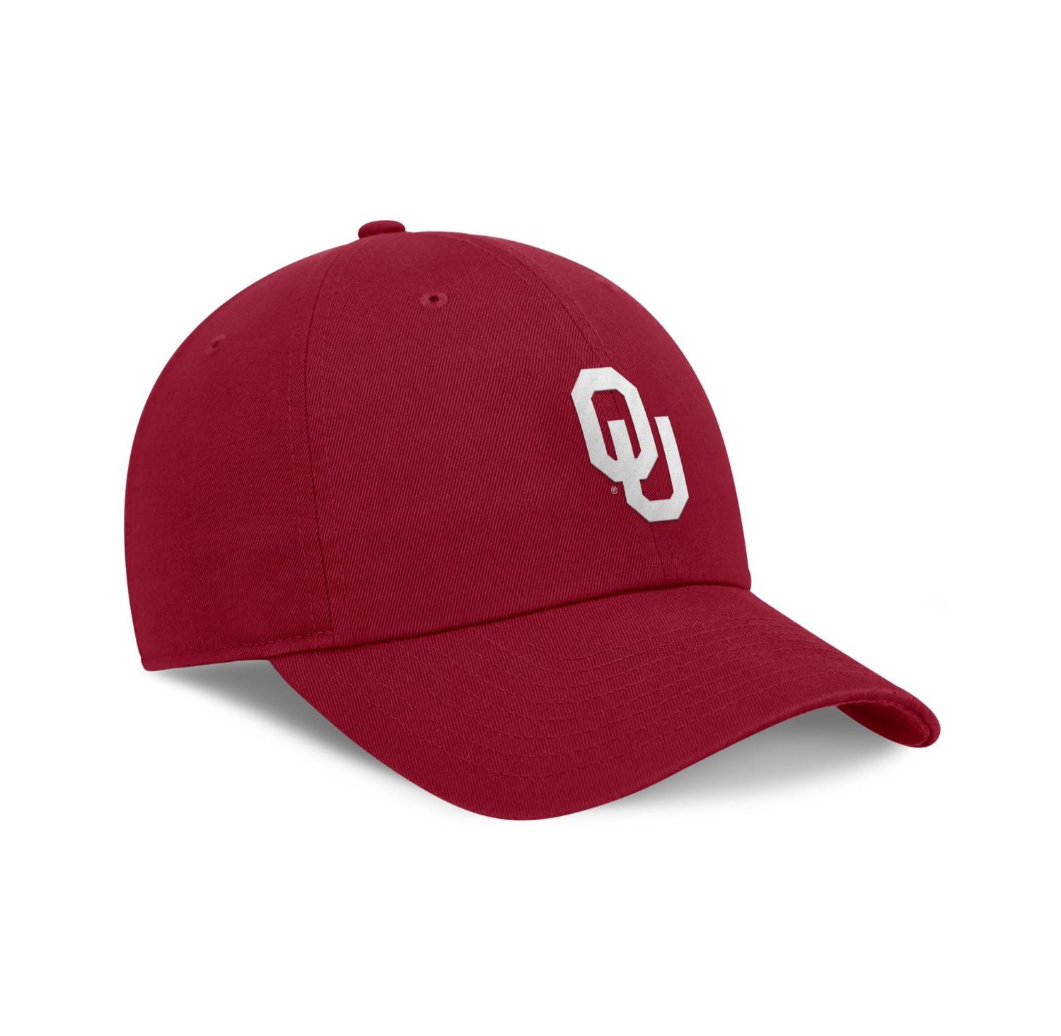 Men's Crimson Oklahoma Sooners Club Adjustable Hat