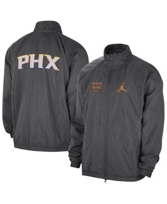 Men's Gray Phoenix Suns Courtside Statement Edition Jumpman Jam Full-Zip Jacket