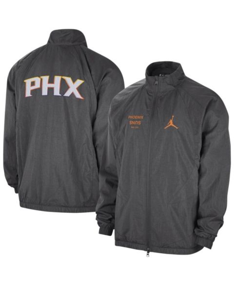 Мужская куртка Jordan Gray Phoenix Suns Courtside Statement Edition Jumpman Jam Full-Zip