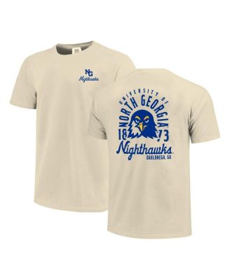 Men's Cream North Georgia Nighthawks Comfort Colors Mascot Overlay T-Shirt