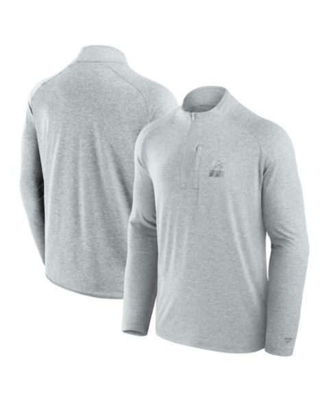 Женские куртки Fanatics Men's and Women's Gray Cleveland Browns Front Office Performance Primary Quarter-Zip Jacket