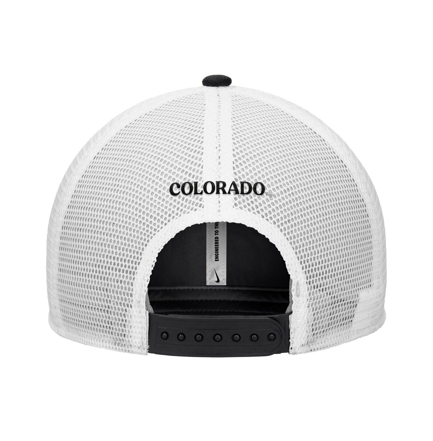Мужская кепка Nike Black Colorado Buffaloes Rise Trucker Dri-FIT Adjustable Hat — фото 3