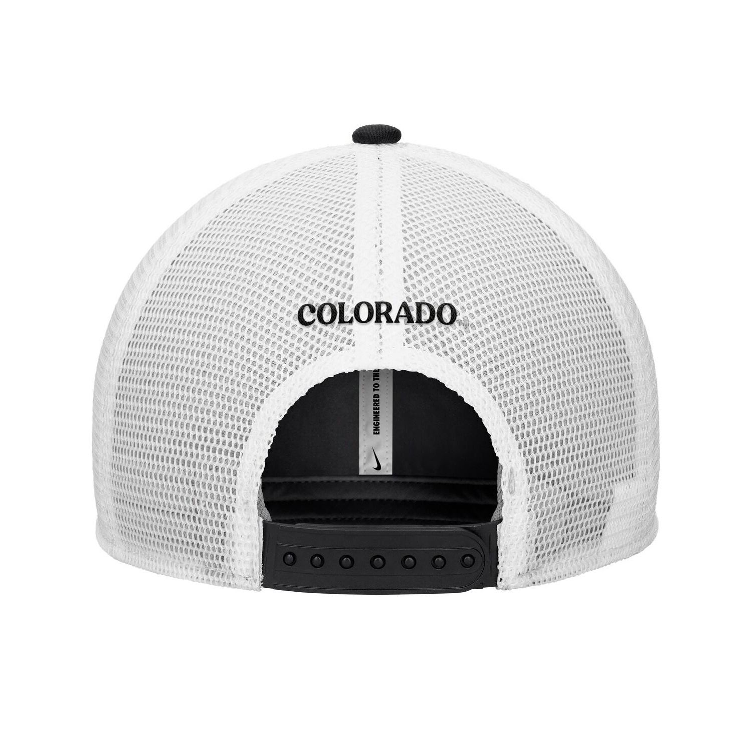 Men's Black Colorado Buffaloes Rise Trucker Dri-FIT Adjustable Hat