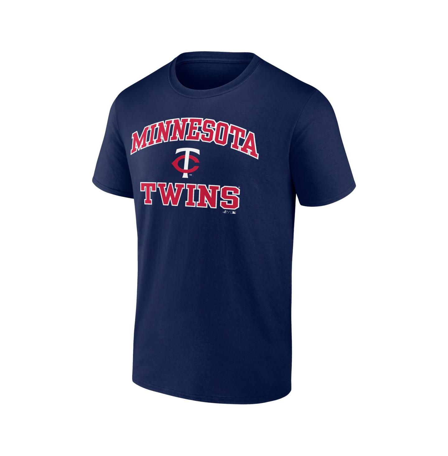 Мужская футболка Logo Athletic Navy Minnesota Twins Heart and Soul — фото 2