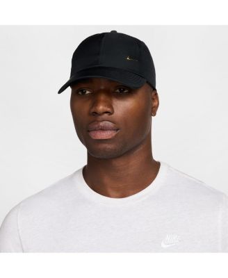 Men's and Women's Black Metal Swoosh Dri-FIT Club Adjustable Hat