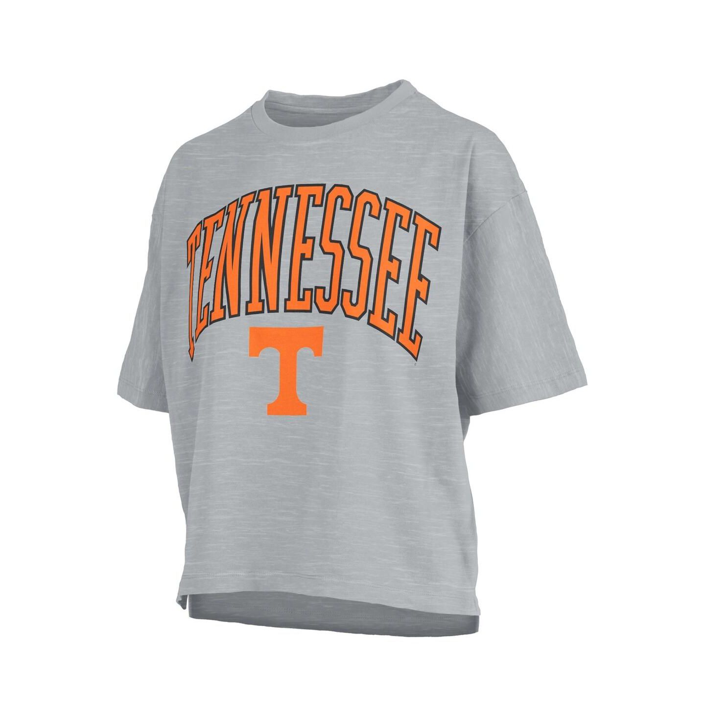 Женская футболка Pressbox Gray Tennessee Volunteers Nelson — фото 2