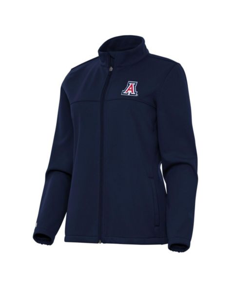 Женские куртки Antigua Women's Navy Arizona Wildcats Links 2 Full-Zip Golf Jacket