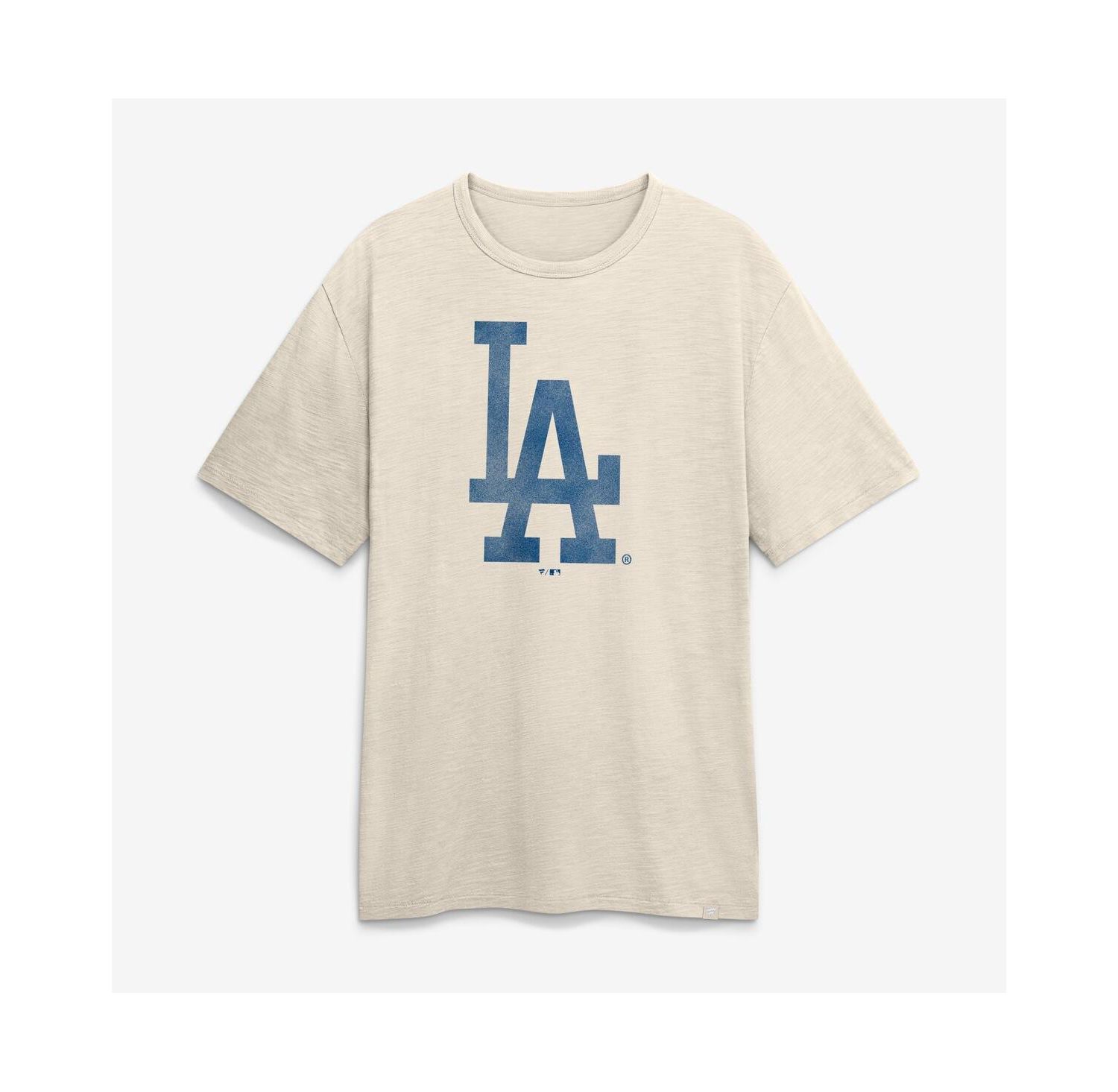 Men's Cream Los Angeles Dodgers Stadium Slub T-Shirt