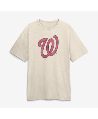 Men's Cream Washington Nationals Stadium Slub T-Shirt