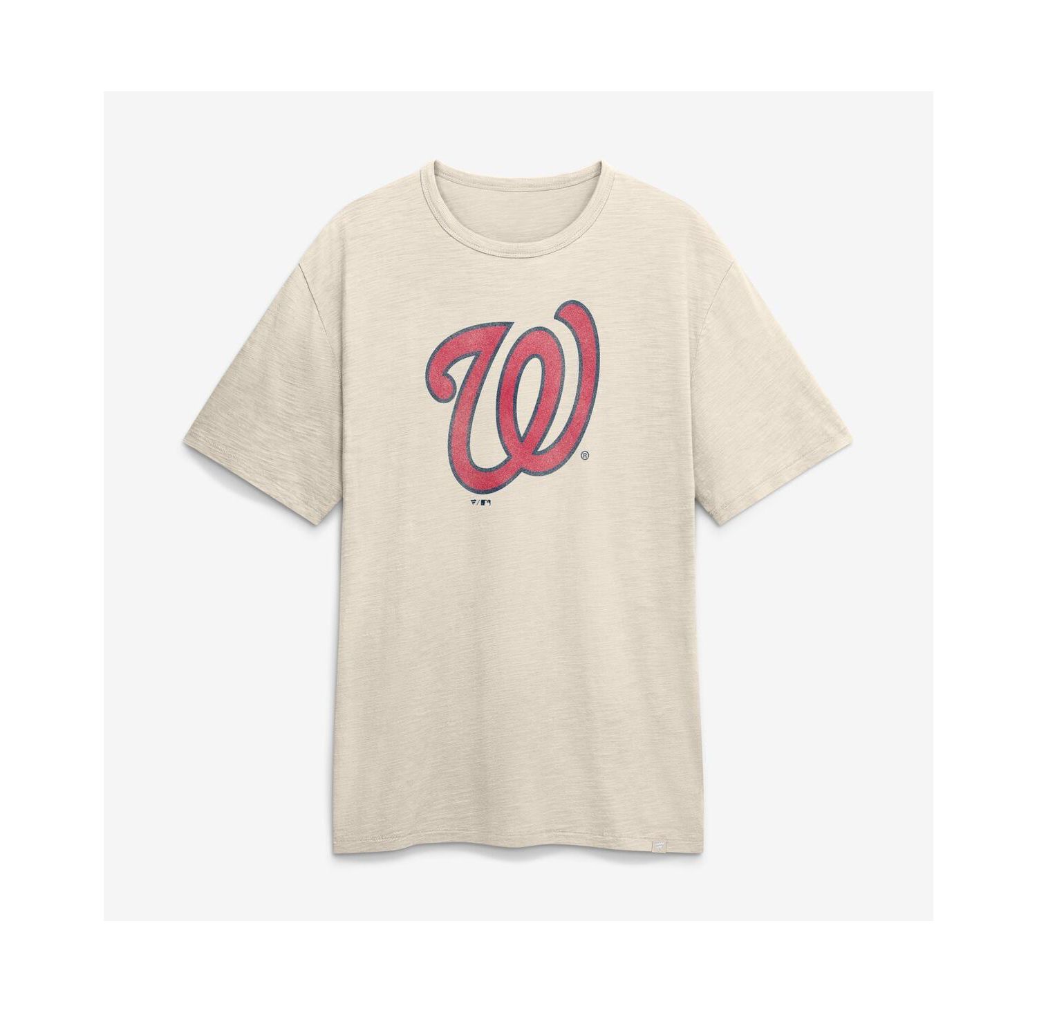 Men's Cream Washington Nationals Stadium Slub T-Shirt