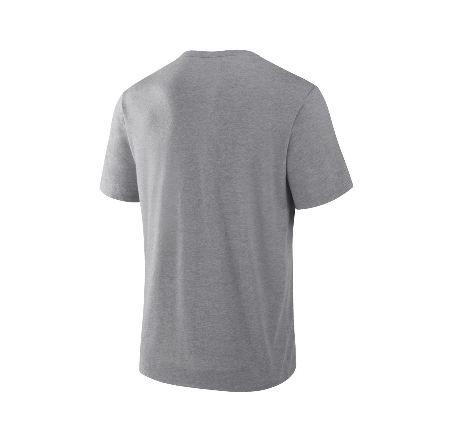 Men's Heather Gray Milwaukee Brewers Play Tribute Tri-Blend T-Shirt