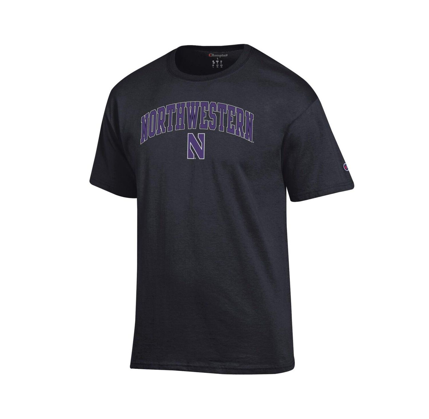 Men's Purple Northwestern Wildcats Arch Over Logo T-Shirt