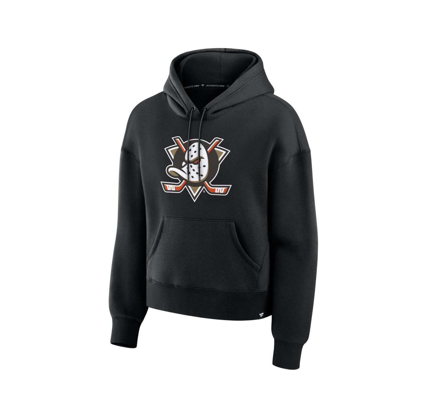 Women's Black Anaheim Ducks Essential Hoodie