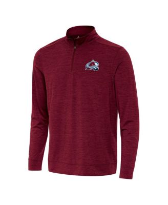 Men's Burgundy Colorado Avalanche Bright Quarter-Zip