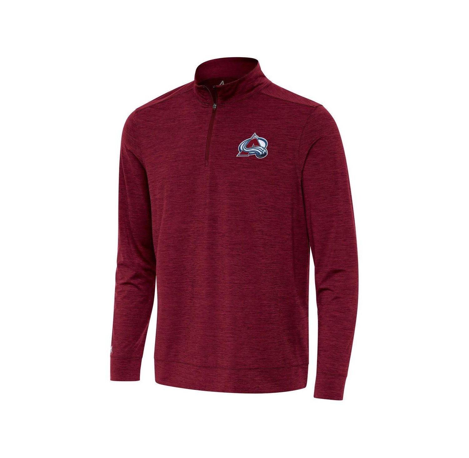 Men's Burgundy Colorado Avalanche Bright Quarter-Zip