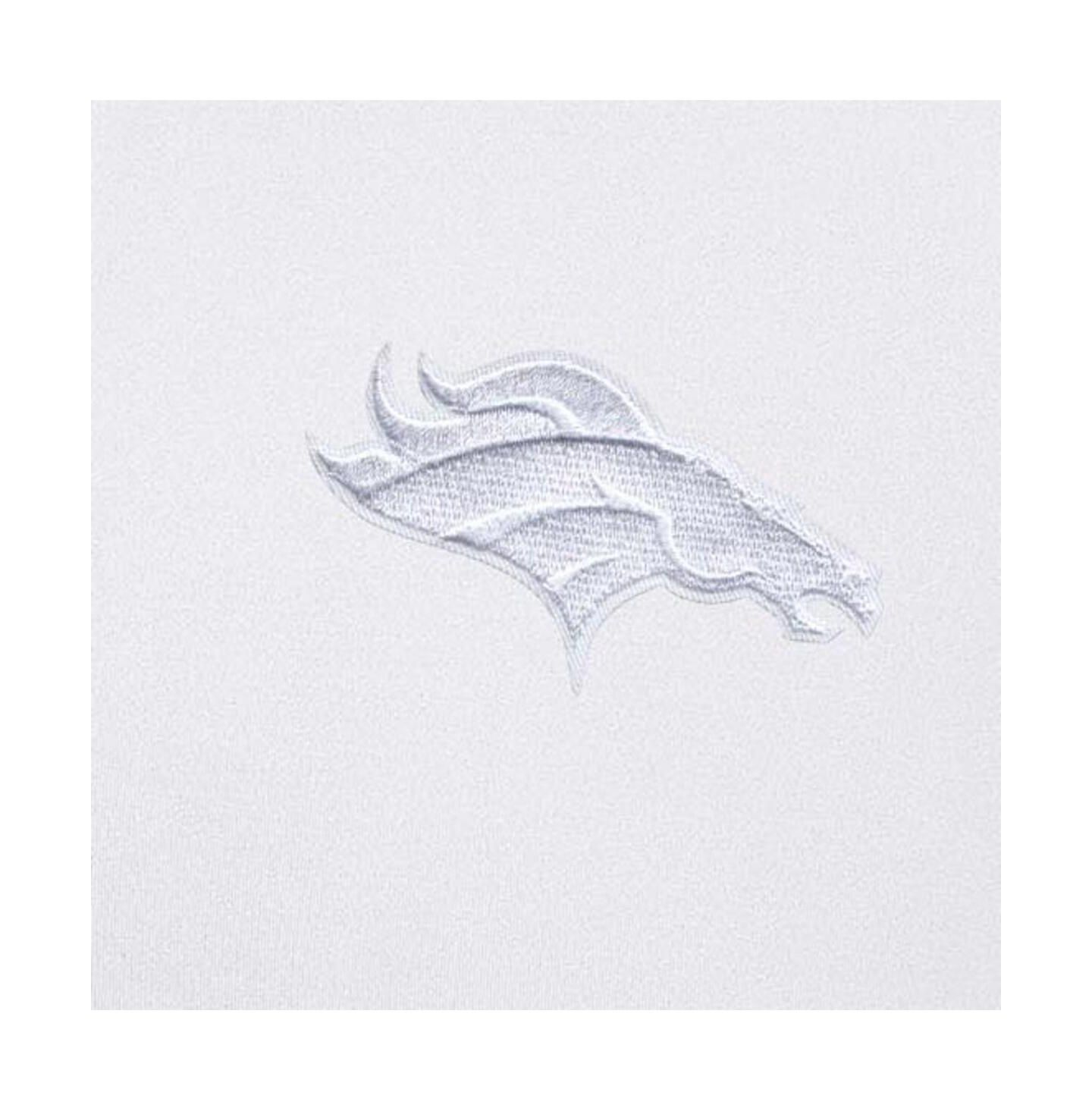 Мужская куртка Antigua White Denver Broncos Generation Quarter-Zip — фото 4