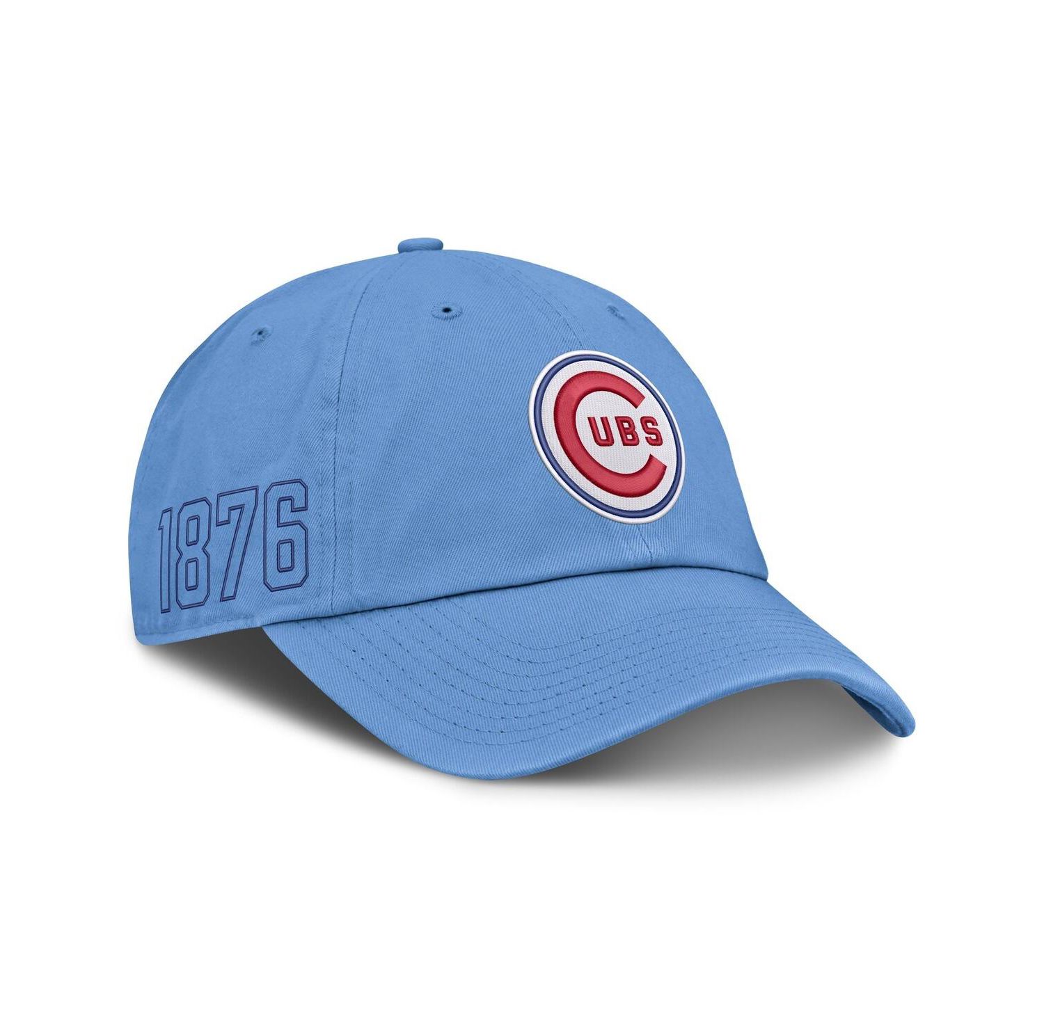 Men's Light Blue Chicago Cubs Cooperstown Club Adjustable Hat