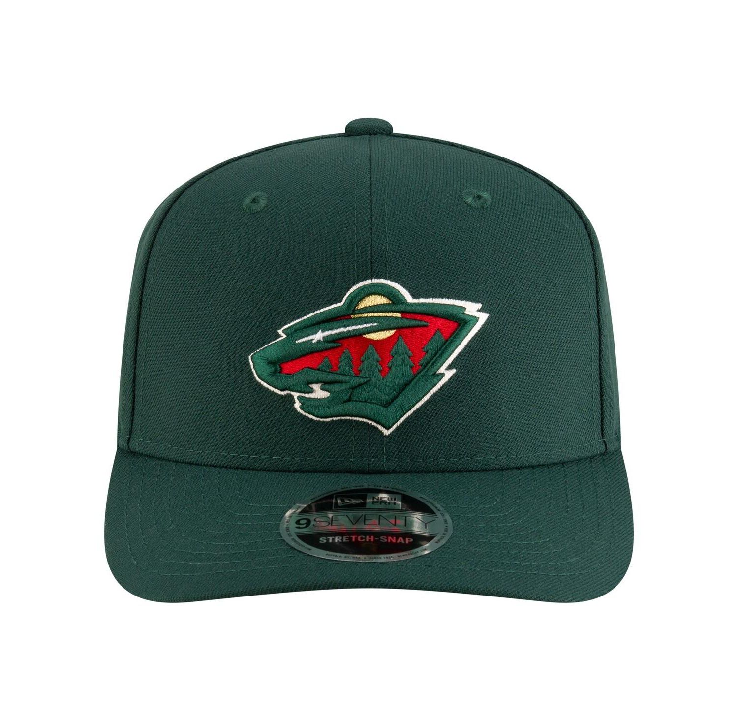 Men's Green Minnesota Wild 9SEVENTY Stretch-Snap Adjustable Hat