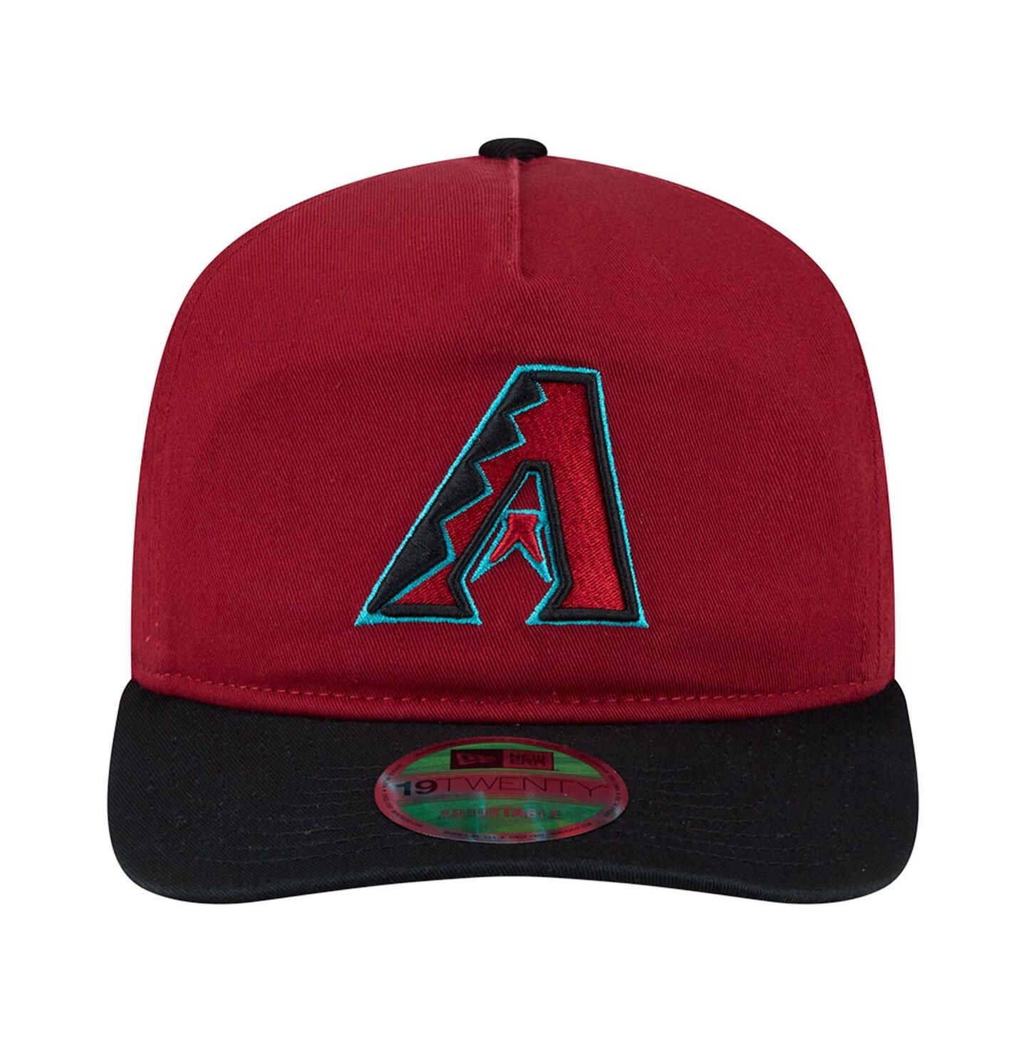 Мужская кепка New Era Red Arizona Diamondbacks Team 19TWENTY Adjustable Hat — фото 2