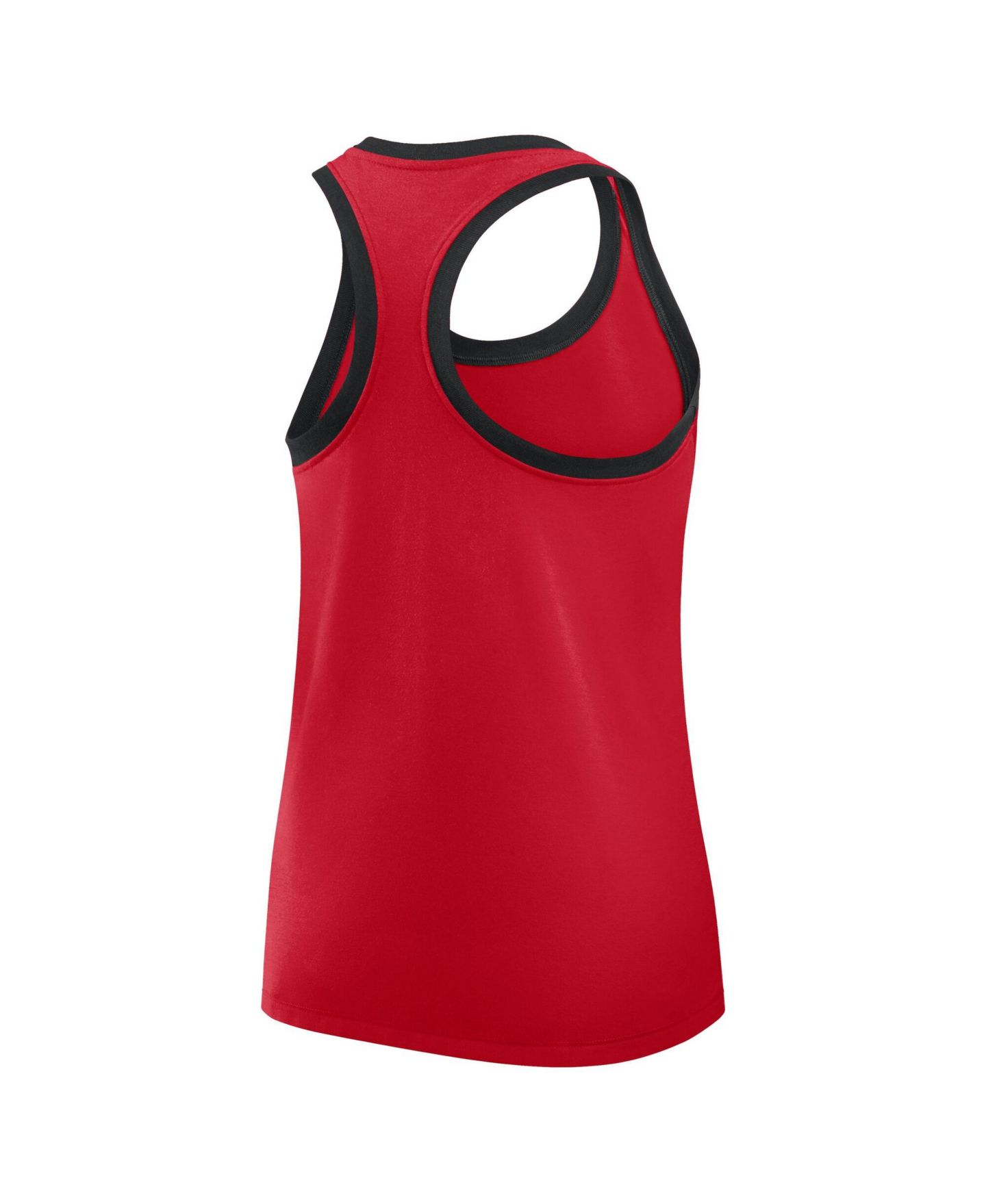 Женский топ Nike Red Cincinnati Reds Tri-Blend Dri-FIT Racerback — фото 3