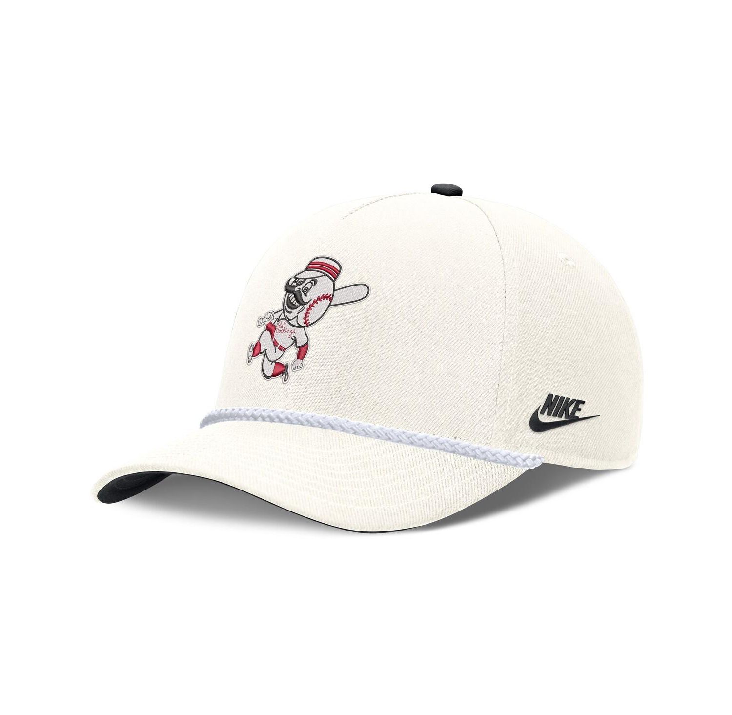 Men's Cream Cincinnati Reds Cooperstown Rise Adjustable Hat