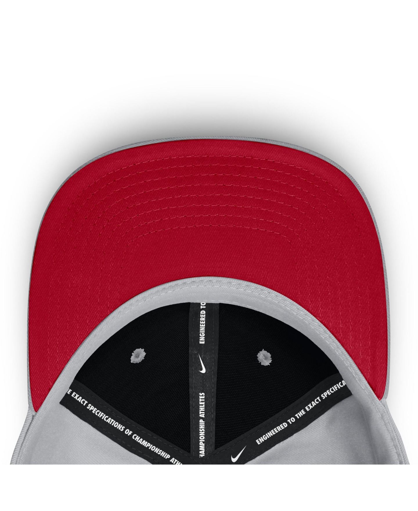 Мужская кепка Nike Gray Cincinnati Reds Primetime Rise Dri-FIT Flex Hat — фото 5