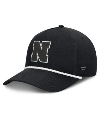 Men's Black Nebraska Huskers Undertone Rope Adjustable Hat