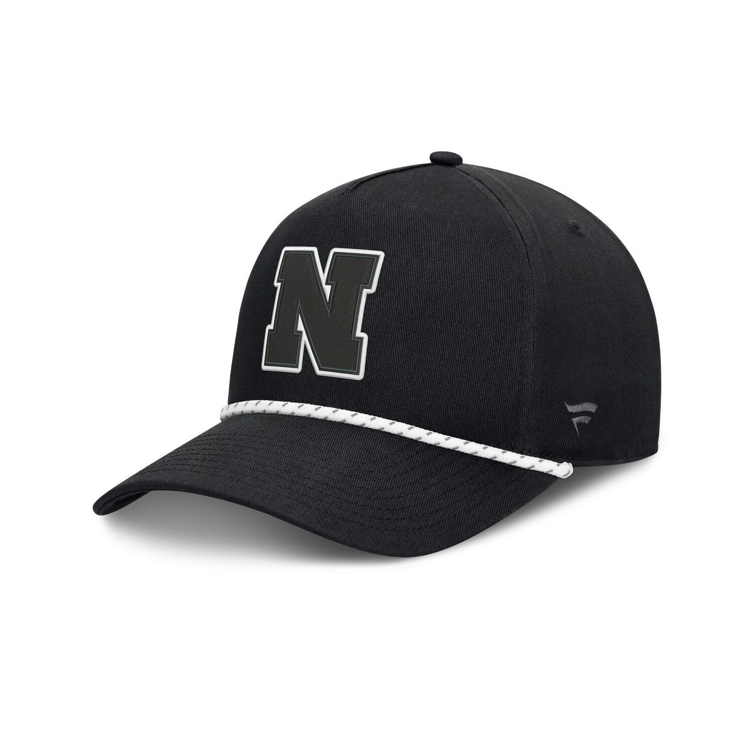 Men's Black Nebraska Huskers Undertone Rope Adjustable Hat
