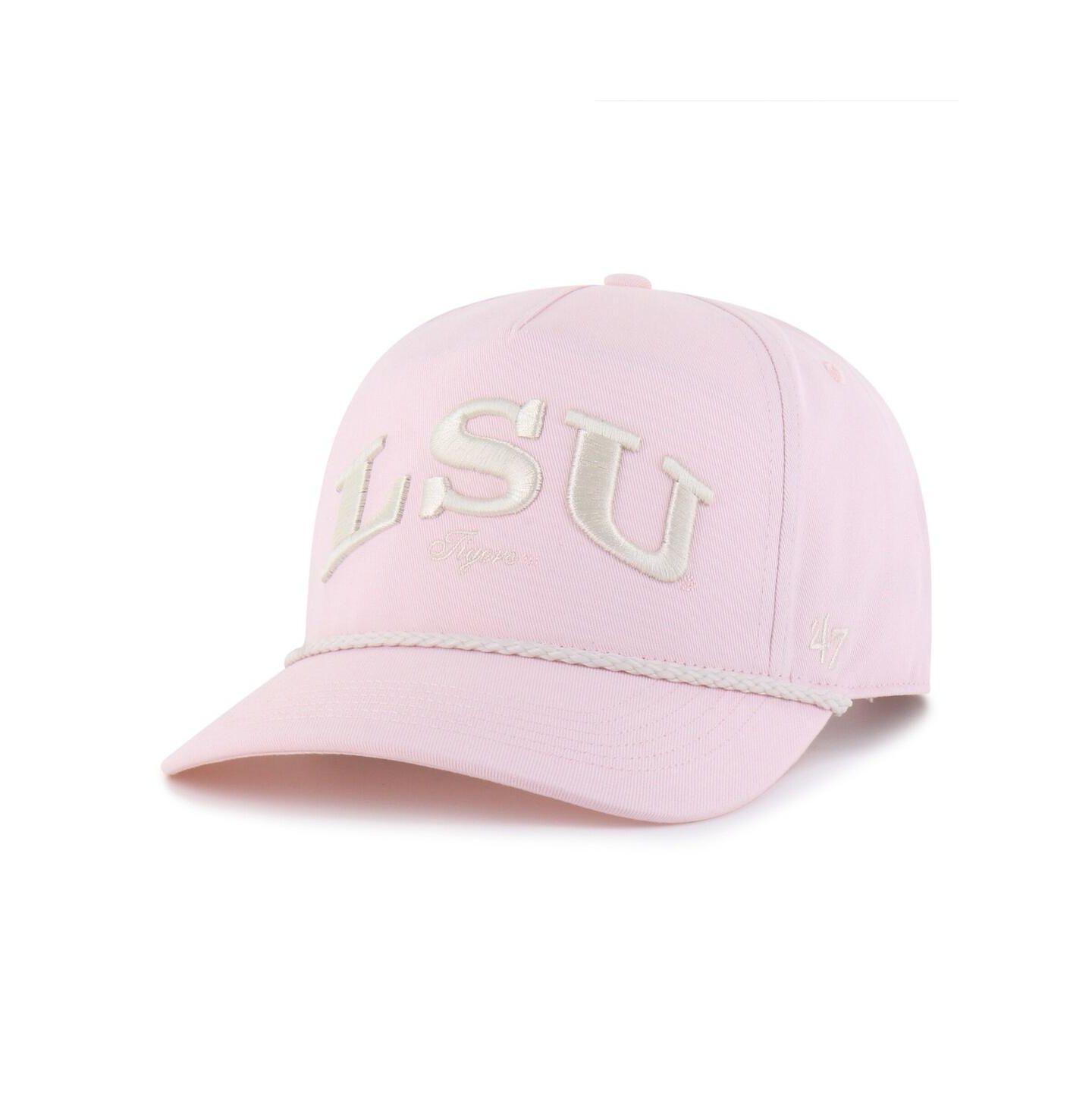 Мужская кепка '47 Brand Pink LSU Tigers Gelato Hitch Adjustable Hat — фото 1