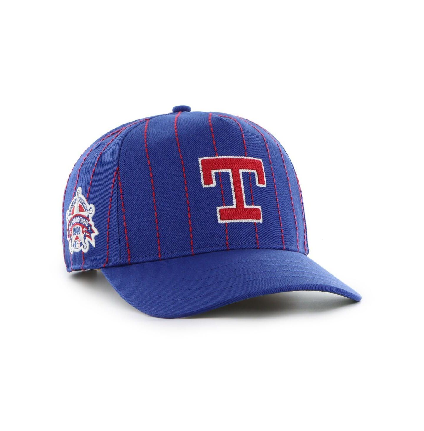 Мужская кепка '47 Brand x Rawlings Royal Texas Rangers Pinstripe Hitch Adjustable Hat — фото 1