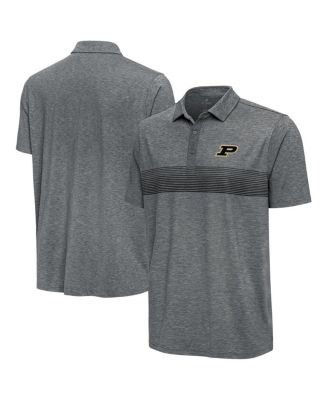 Men's Pewter Purdue Boilermakers Dashing Polo Shirt