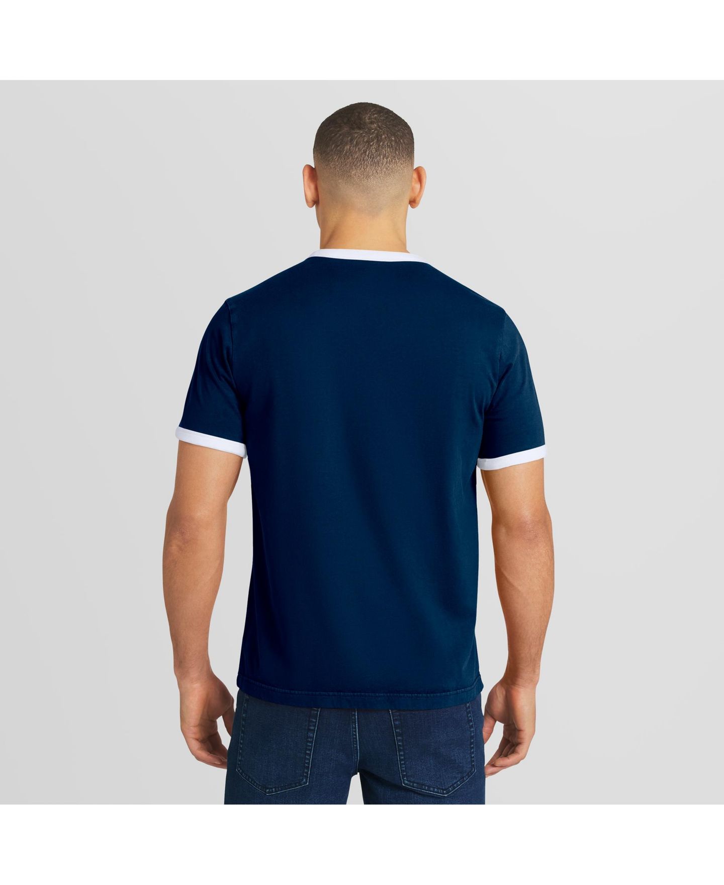 Мужская футболка Fanatics Darius Rucker Collection by Navy Boston Red Sox Washed Ringer — фото 5