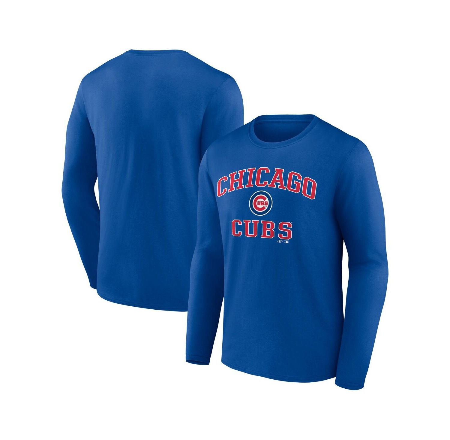 Men's Royal Chicago Cubs Heart & Soul Long Sleeve T-Shirt