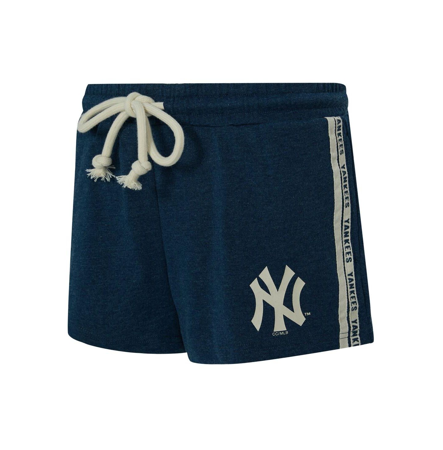 Женские шорты Concepts Sport Navy New York Yankees Birch French Terry — фото 2