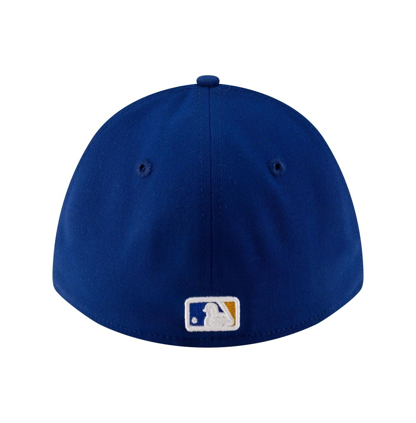 Мужская кепка New Era Blue Seattle Mariners Player Replica 39THIRTY M-Crown Flex Hat — фото 4