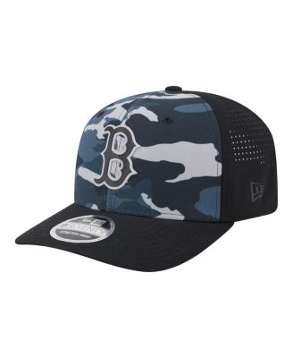 Men's Black Boston Red Sox Tonal Camo 9SEVENTY Stretch-Snap Hat