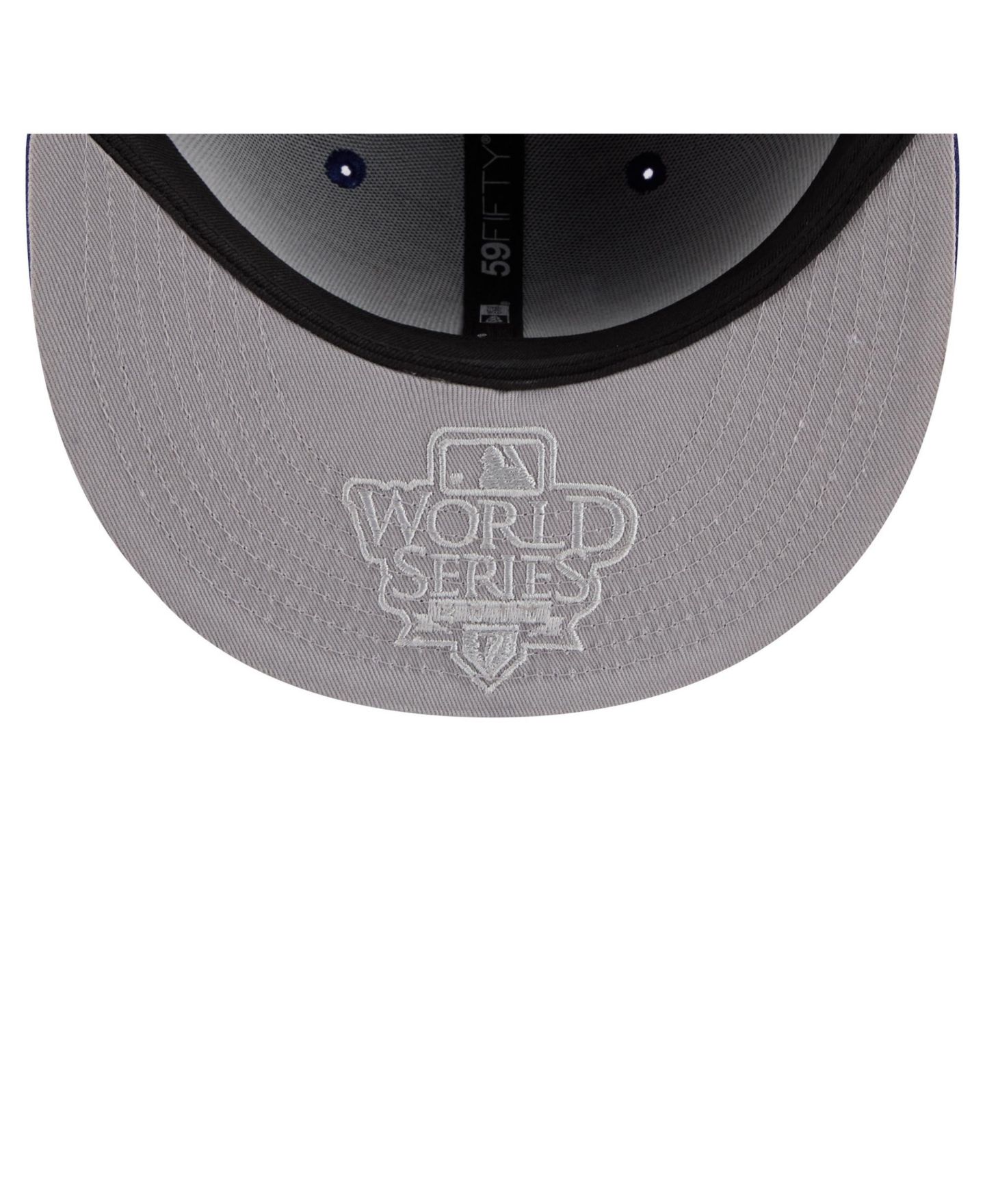 Мужская кепка New Era Royal Texas Rangers Hidden Hit 59FIFTY Fitted Hat — фото 5