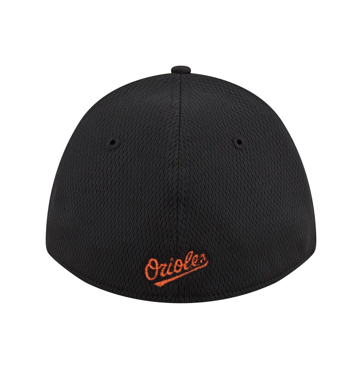 Мужская кепка New Era Black Baltimore Orioles Dash 39THIRTY Flex Hat — фото 4
