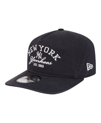 Men's Navy New York Yankees Stacked 19TWENTY Adjustable Hat