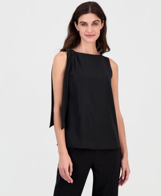 Women's Tie-Shoulder Sleeveless Blouse