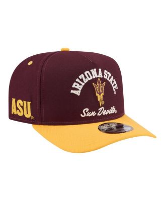 Men's Maroon/Gold Arizona State Sun Devils Two-Tone Arched 9FIFTY Snapback Hat