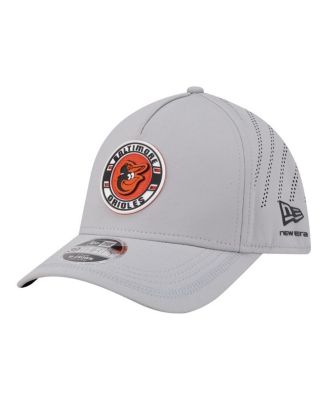 New Era - Men's Gray Baltimore Orioles Patch 39THIRTY A-Frame M-Crown Perforated Flex Hat Gray