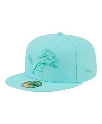 Men's Turquoise Detroit Lions Color Pack 59FIFTY Fitted Hat