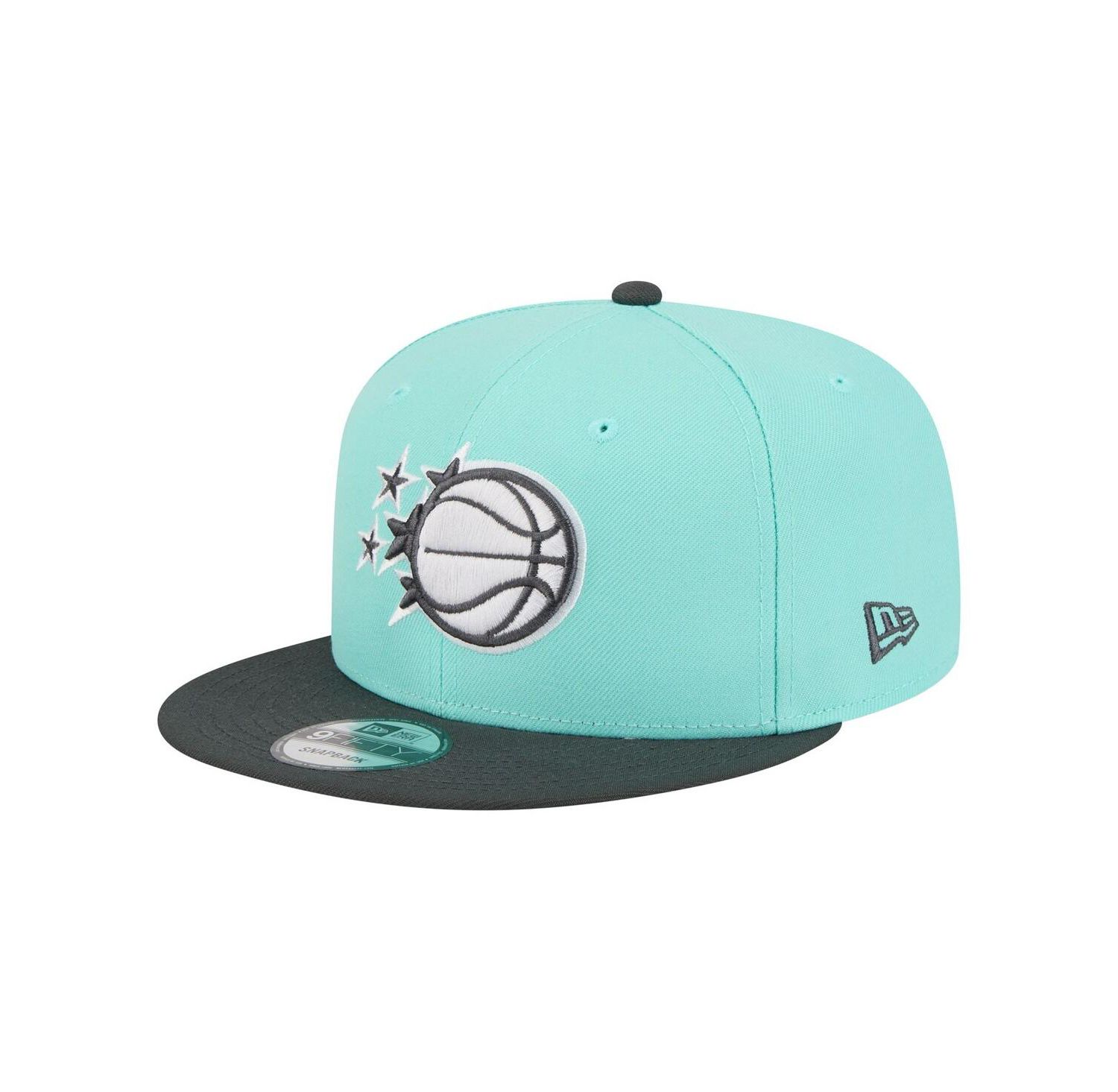 Men's Turquoise/Charcoal Orlando Magic Color Pack Two-Tone 9FIFTY Snapback Hat