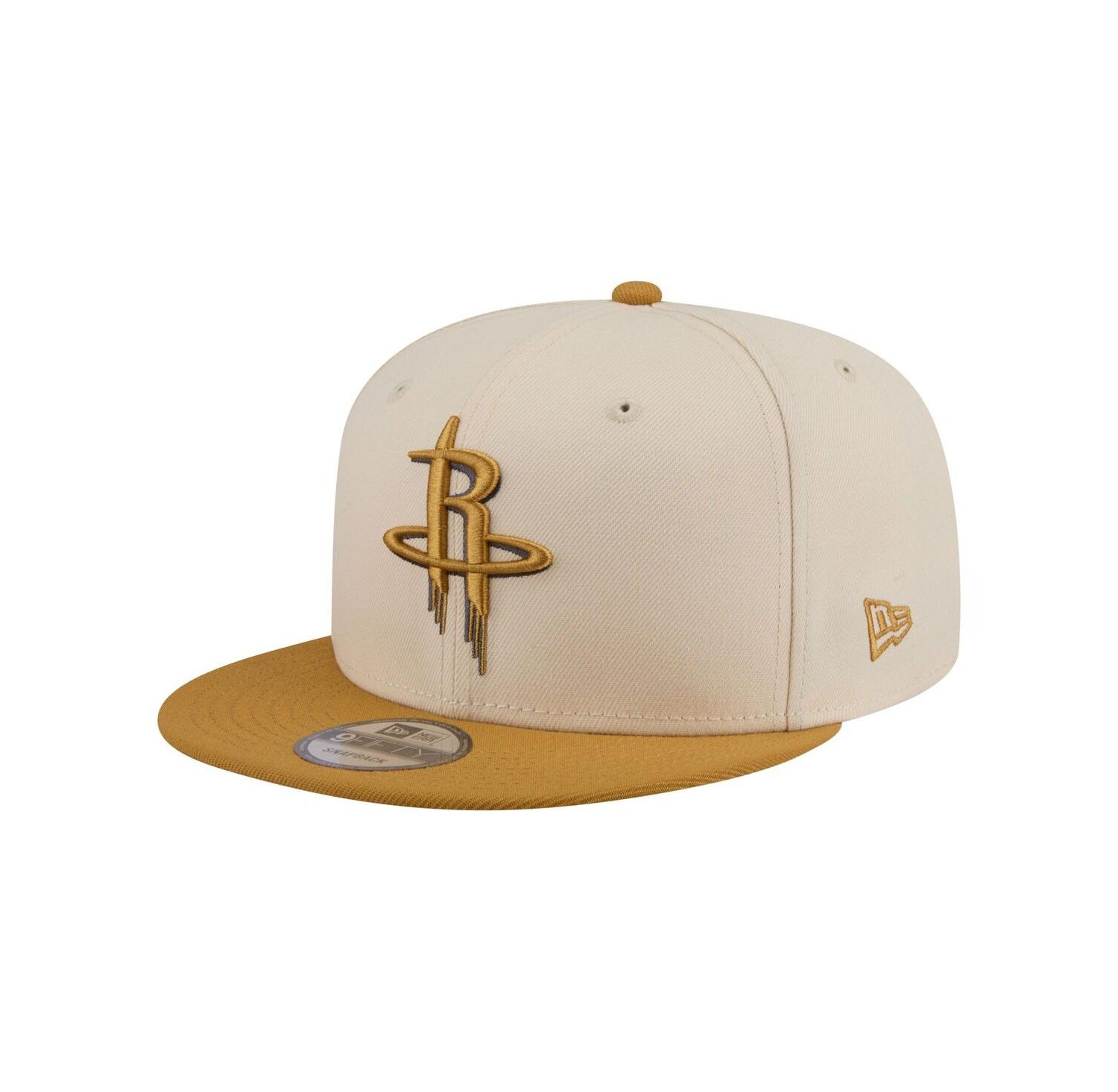 Men's Cream/Tan Houston Rockets Two-Tone Color Pack 9FIFTY Snapback Hat