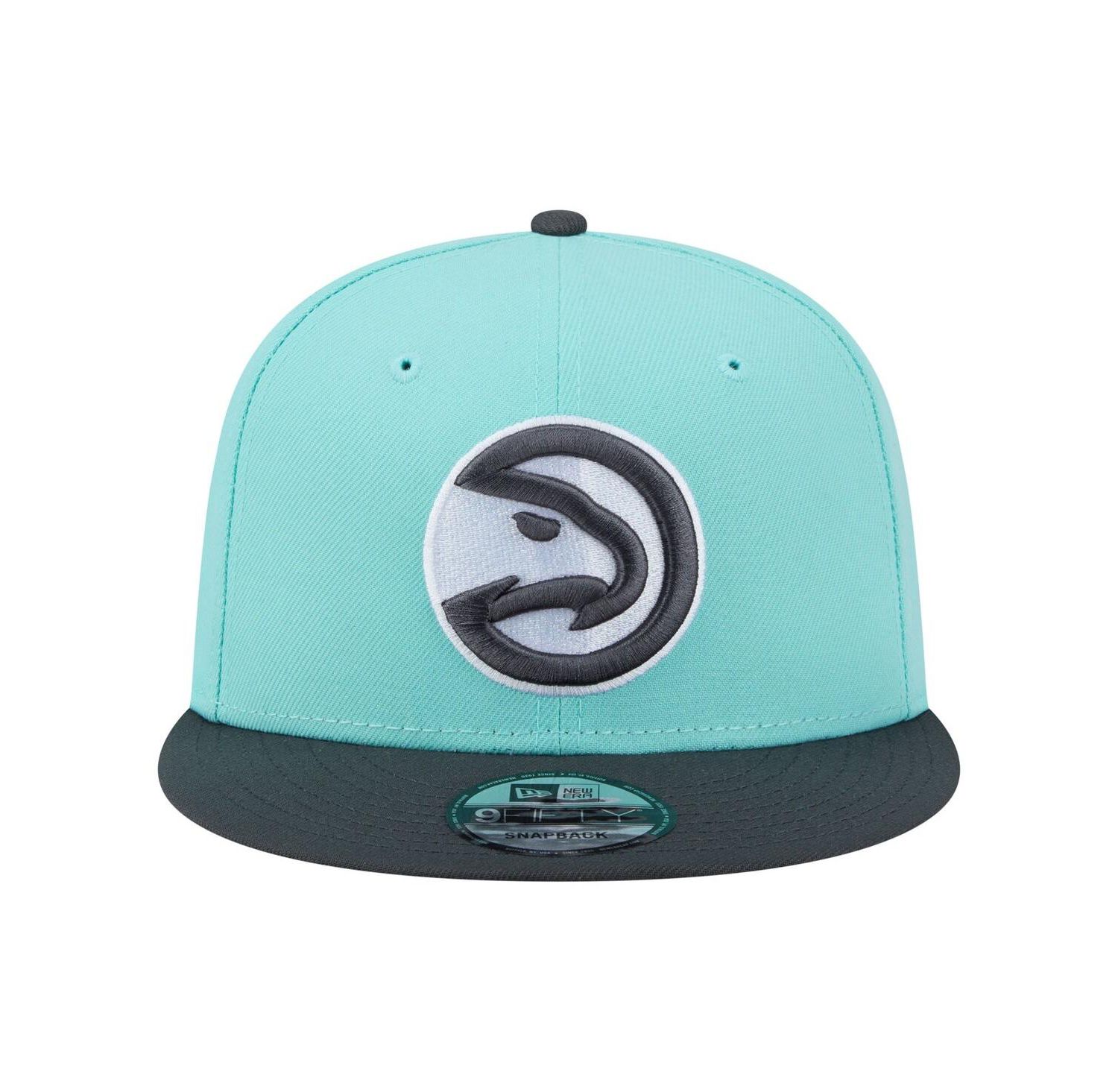 Men's Turquoise/Charcoal Atlanta Hawks Color Pack Two-Tone 9FIFTY Snapback Hat