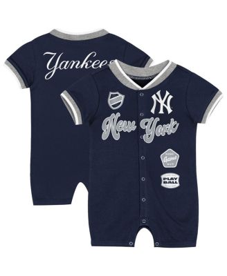 Baby Boys and Girls Navy New York Yankees Pinch Coverall