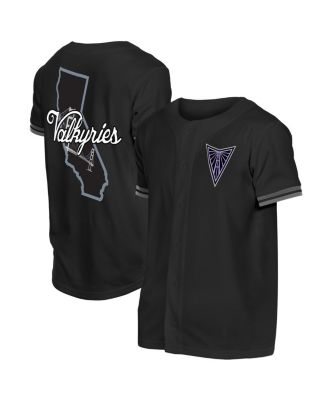 Men's Black Golden State Valkyries 2026 WNBA Draft Hometown Baseball Jersey