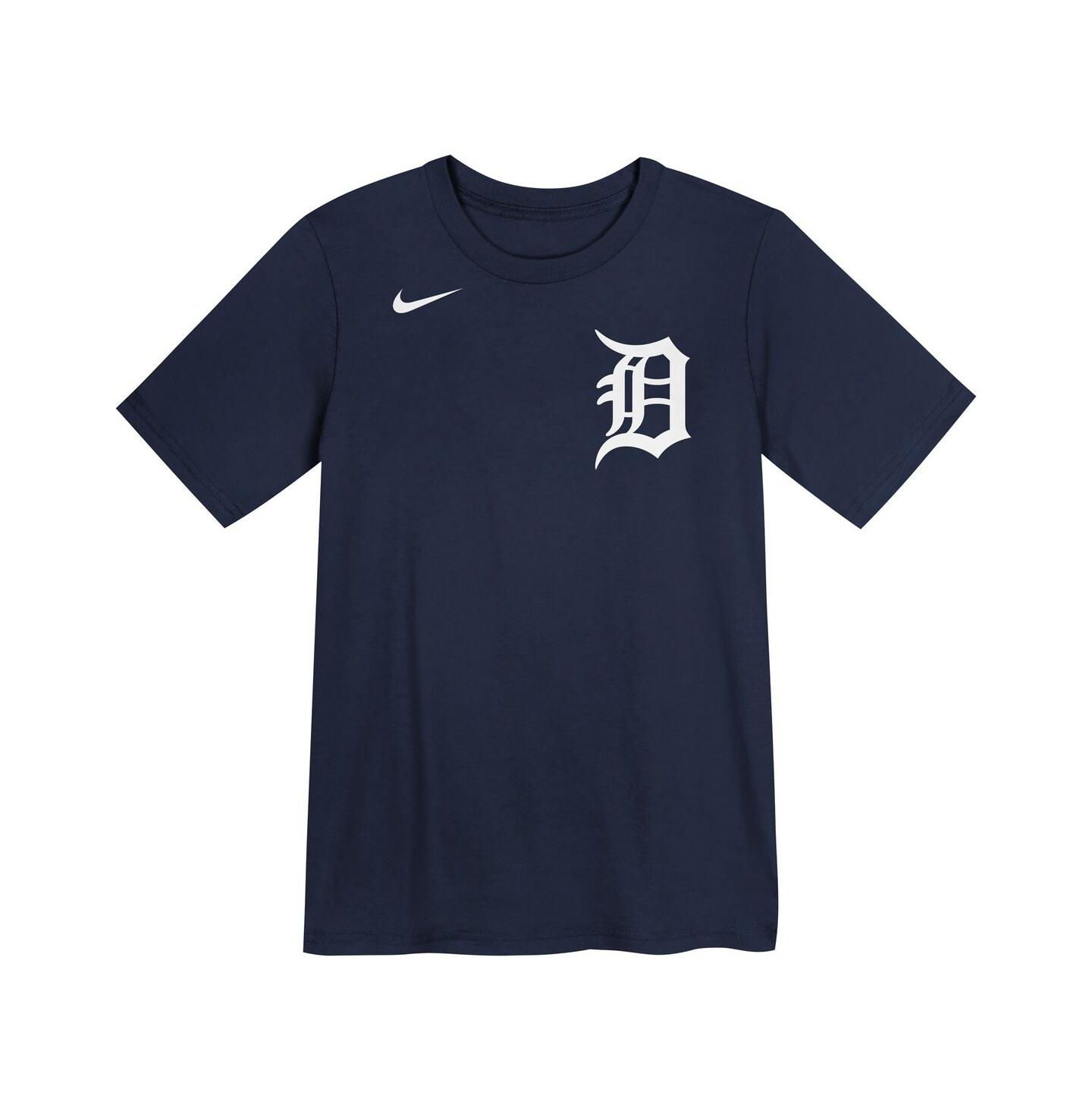 Футболка Nike Tarik Skubal Navy Detroit Tigers Name & Number для мальчиков — фото 2
