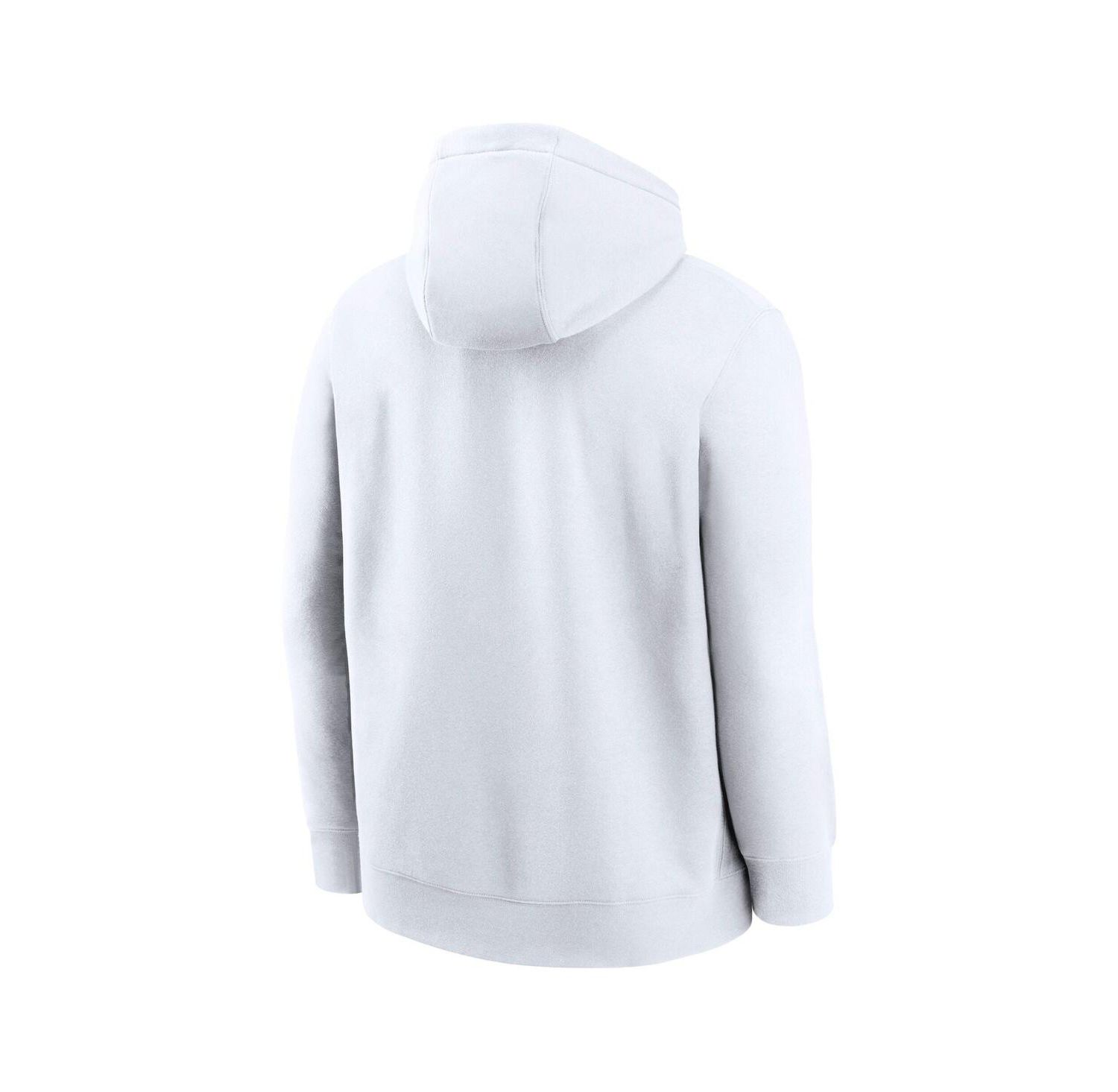 Men's White Detroit Tigers Logo Club Hoodie